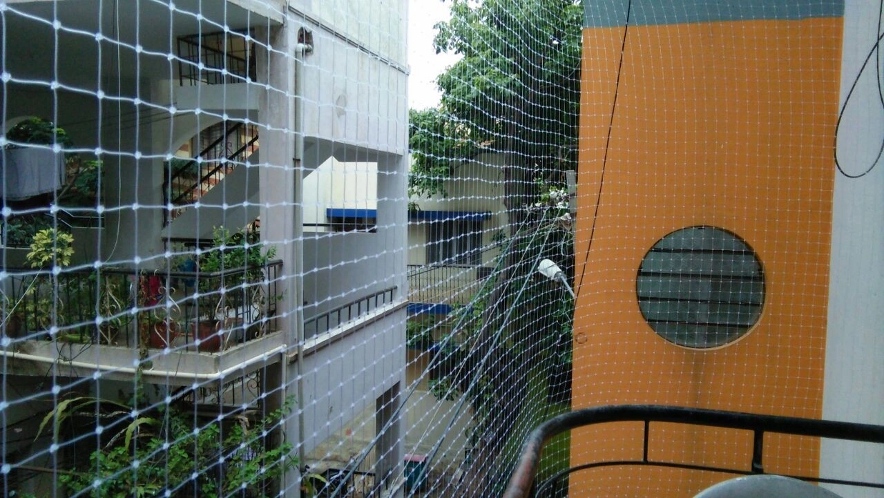 Begumpet balcony safety nets installation
