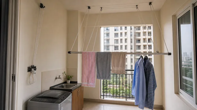 ceiling cloth hangers for a Dilsukhnagar home