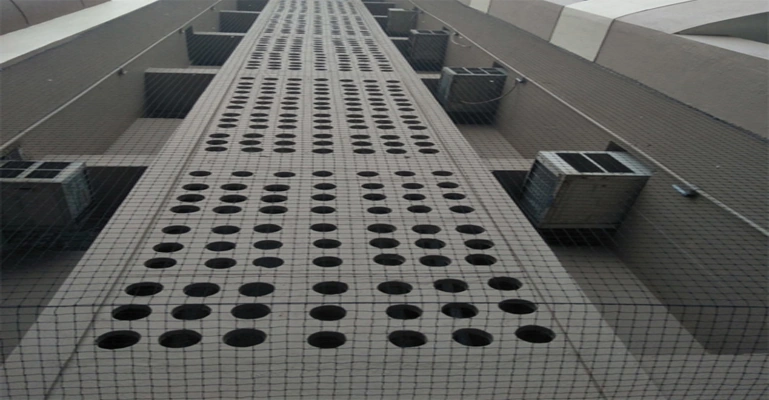 Sanjeeva Nagar duct safety nets installation