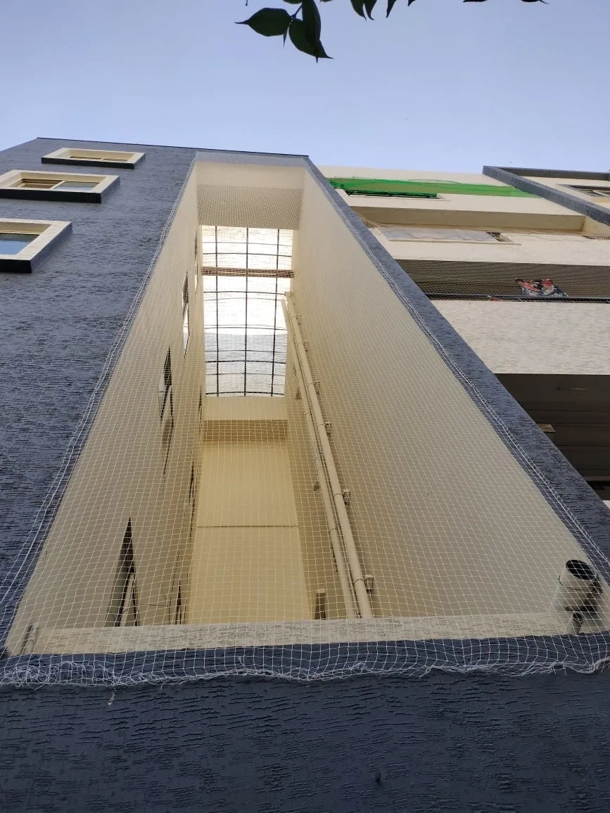 Duct Area Safety Nets material and installation reference